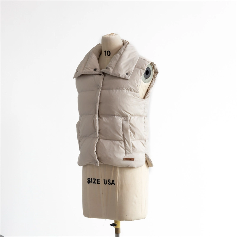 Customized High Quality Hooded Down Vest